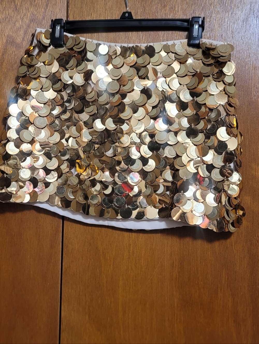 Alice + Olivia Embellished Low Rise Micro Skirt - Size 6